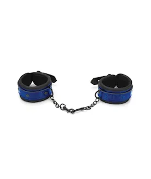 Diamond Collection Deluxe Buckle Cuffs - Blue - O/s — image 4 of 6