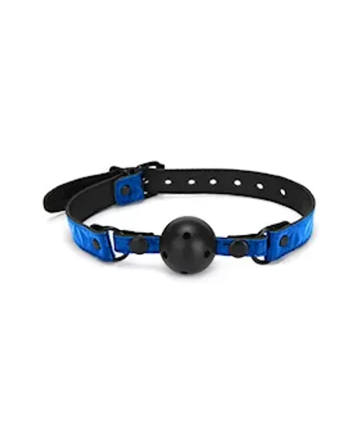 Diamond Collection Deluxe Ball Gag - Blue - O/s — image 4 of 6