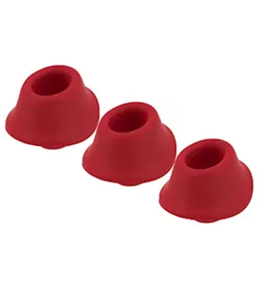 Womanizer Premium/classic Silicone Heads 3 Pack - Red - Small — image 3 of 3
