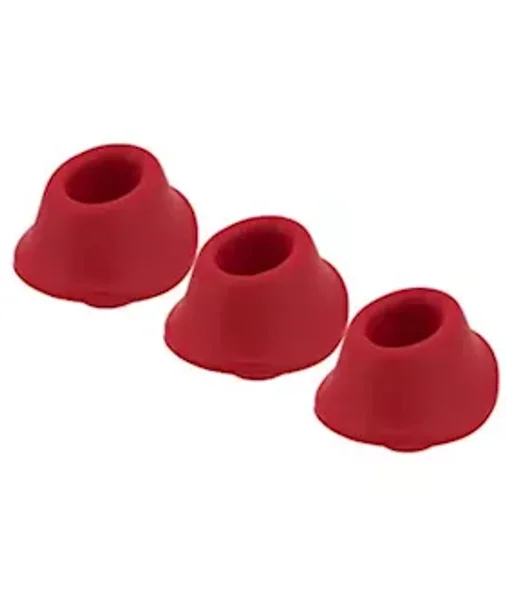 Womanizer Premium/classic Silicone Heads 3 Pack - Medium - Red -  Medium — image 2 of 2