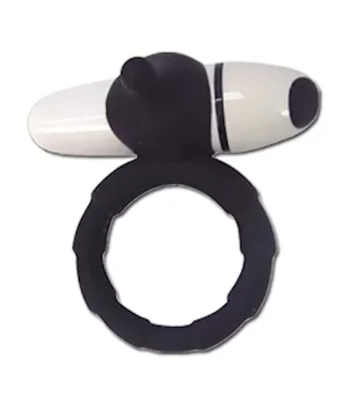 Swirly Pop Vibrating Cock Ring - Black — image 2 of 2
