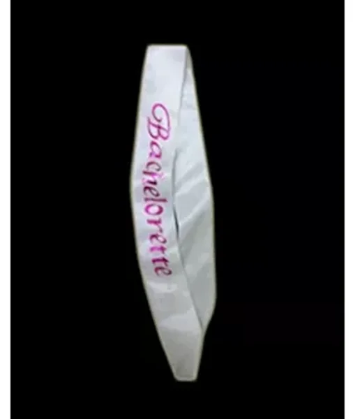 Flashing Bachelorette Sash - White — image 2 of 2