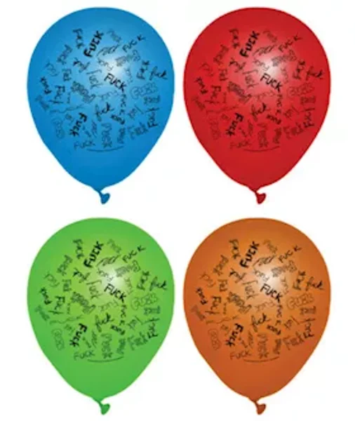 Dirty Balloons: F-bomb - Rainbow — image 2 of 2