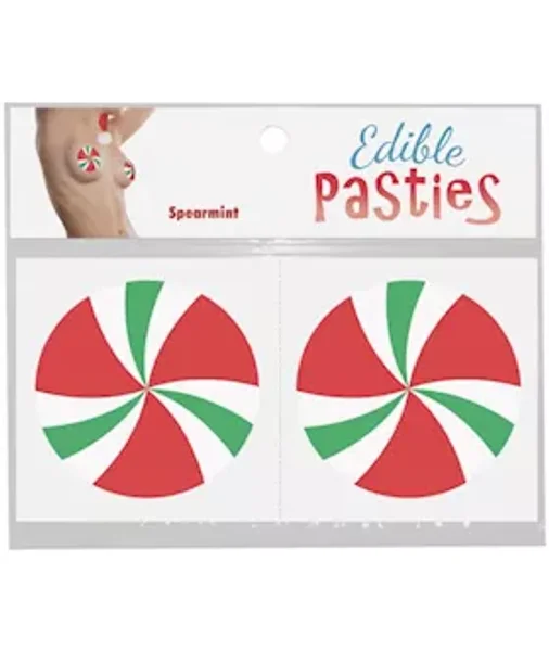 Spearmint Candy Swirls - Edible Body Pasties - Multi — image 2 of 2