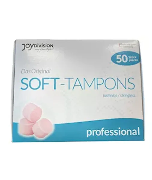 Round Soft Tampons - 50 Pack - Pink — image 2 of 2
