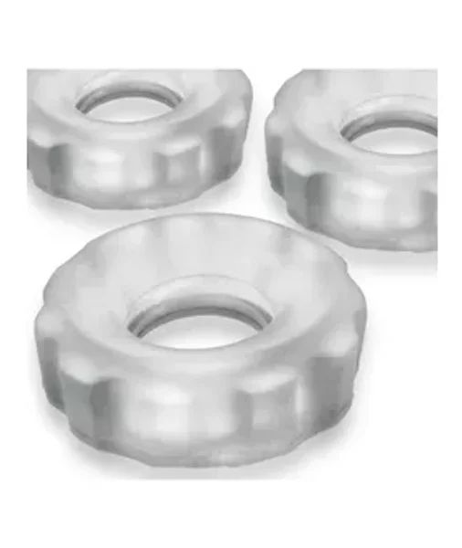 Super Huj - 3-Pack Cockrings - Clear Ice — image 8 of 11