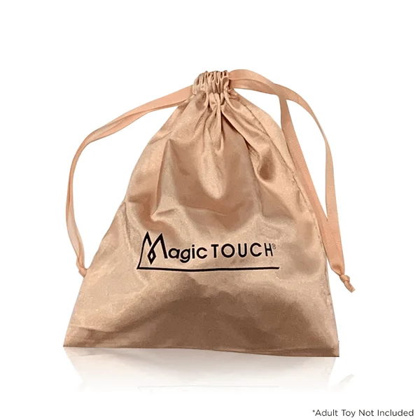 Magic Touch Adult Toy Pouch - Satin Pink — image 5 of 6
