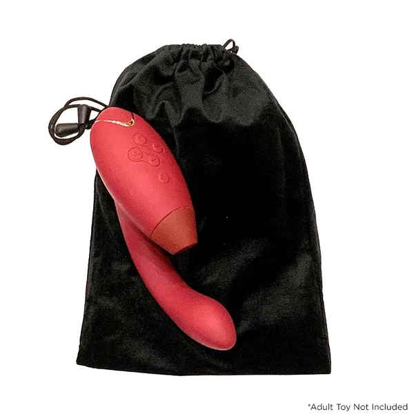 Adult Toy Pouch - Velvet Black — image 5 of 6