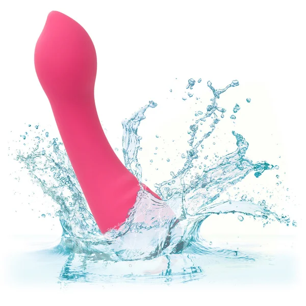 Liquid Silicone Pixies Teaser Rechargeable Waterproof Vibrator By CalExotics - Pink — image 25 of 25