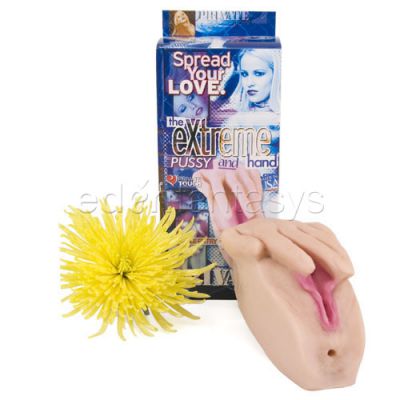 The extreme pussy and hand