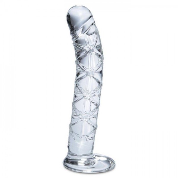Icicles No 60 Glass Spiral Textured Dildo