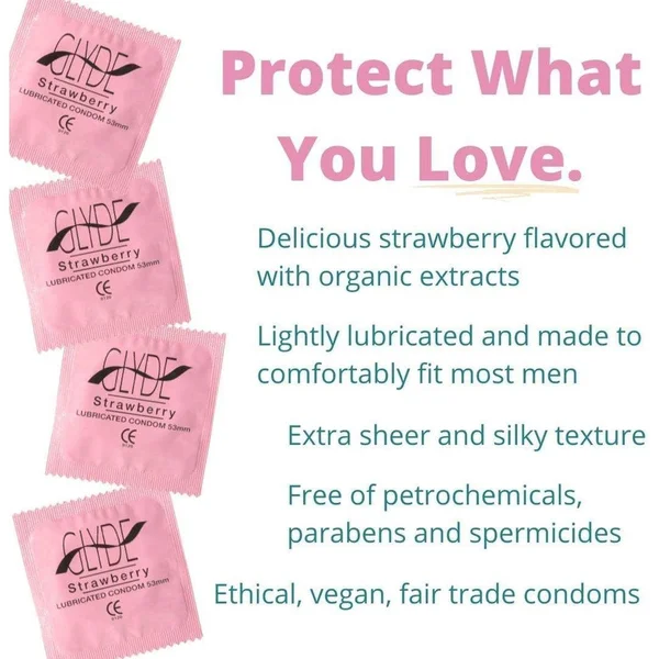 Strawberry Flavored Condoms by Glyde ???? — image 14 of 21