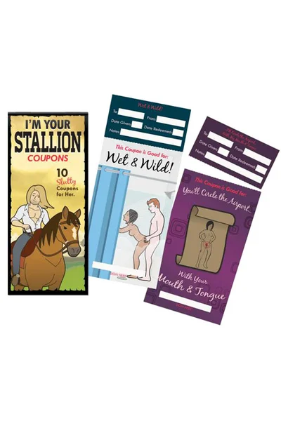 Kheper Games 'I'm Your Stallion' 10 Sex Coupon Booklet — image 2 of 2