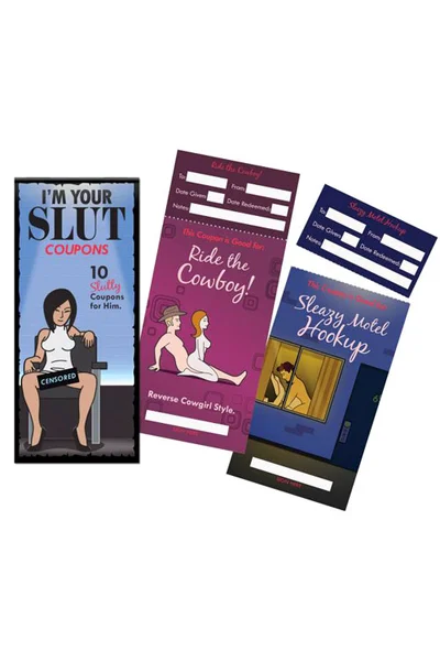 Kheper Games 'I'm Your Slut' 10 Sex Coupon Booklet — image 2 of 2
