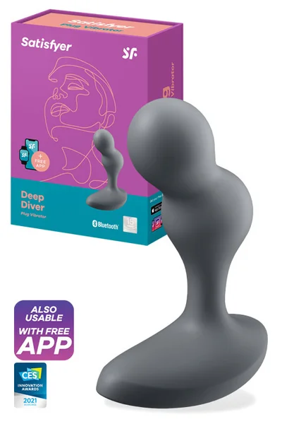 Satisfyer Deep Diver Vibrating Butt Plug with App Control — image 10 of 12