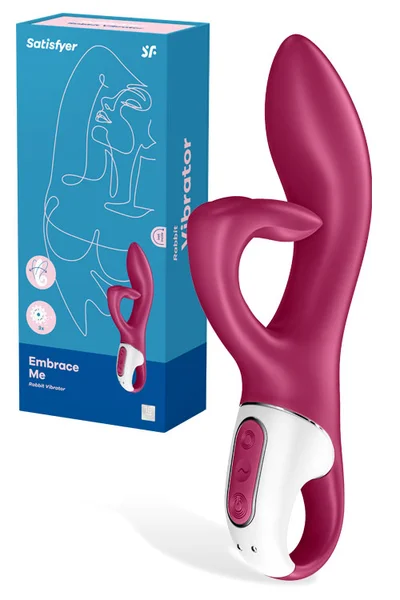 Satisfyer Embrace Me Rabbit Vibrator with Clitoris Tickler — image 7 of 12