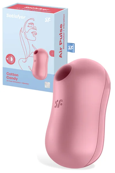Satisfyer Cotton Candy Clitoral Stimulator with Air Pulse & Vibration — image 19 of 24