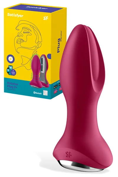 Satisfyer Rotator Plug 2 Vibrating Butt Plug with Connect App — image 10 of 12