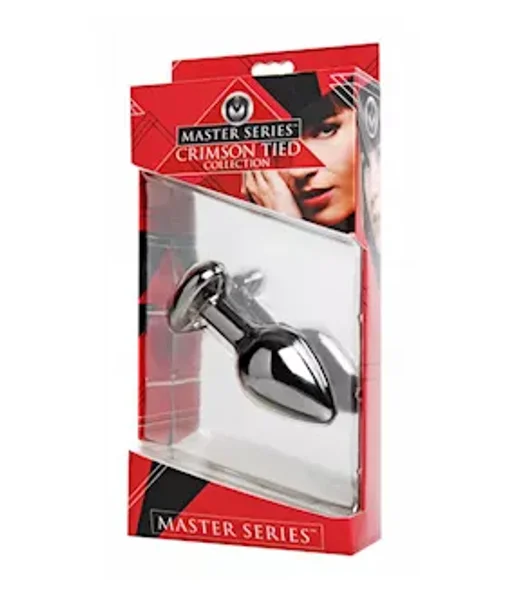 Crimson Tied Scarlet Heart Jewel Anal Plug - 3.25 Inches — image 8 of 8