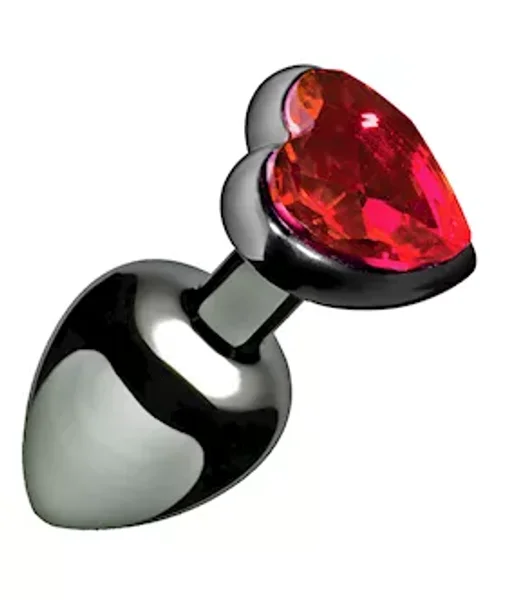 Crimson Tied Scarlet Heart Jewel Anal Plug - 3.25 Inches — image 5 of 8