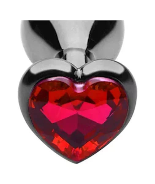 Crimson Tied Scarlet Heart Jewel Anal Plug - 3.25 Inches — image 6 of 8