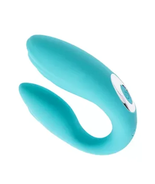 Share Satisfaction Gaia Remote Controlled Couples Vibrator - Teal — image 8 of 10