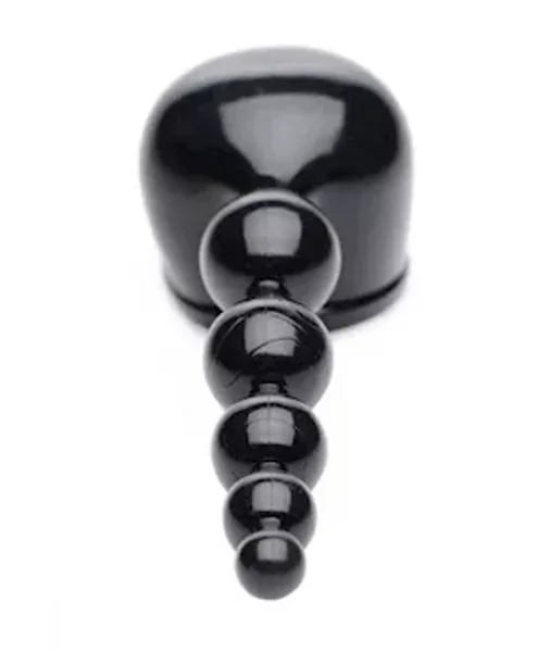 Thunder Beads Anal Wand Attachment - Black - 8 Inch — image 9 of 10
