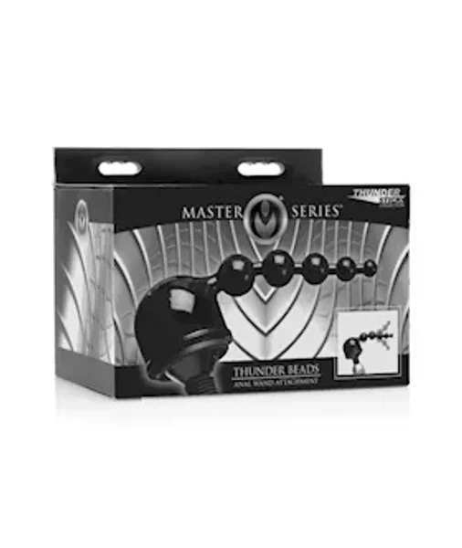 Thunder Beads Anal Wand Attachment - Black - 8 Inch — image 7 of 10