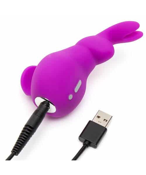 Happy Rabbit Mini Ears Rechargeable Rabbit Finger Vibrator Purple