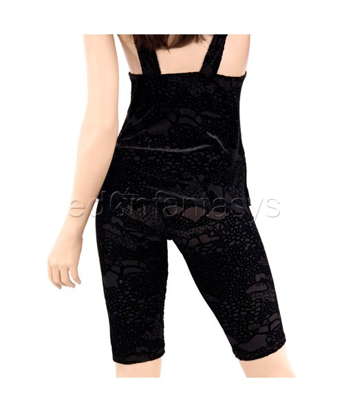 Velvet forest top with shorts