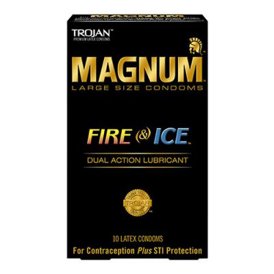 Trojan magnum fire ice lubricated