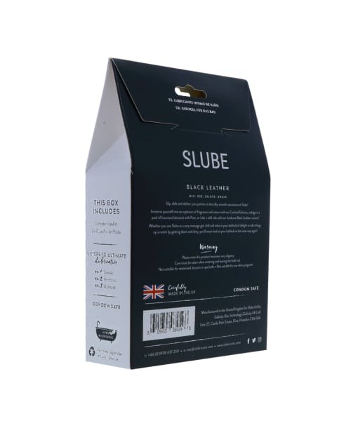 Slube Black Leather Water Based Bath Gel 500g — image 4 of 4
