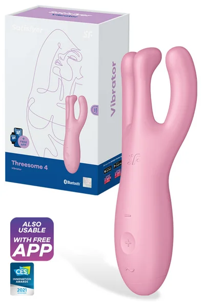 Satisfyer Threesome 4 Rechargeable Clitoral Vibrator with Connect App — image 22 of 24