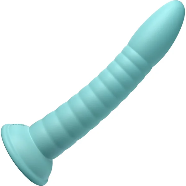 Dillio Platinum Wild Thing Silicone 7" Suction Cup Dildo - Teal — image 15 of 16
