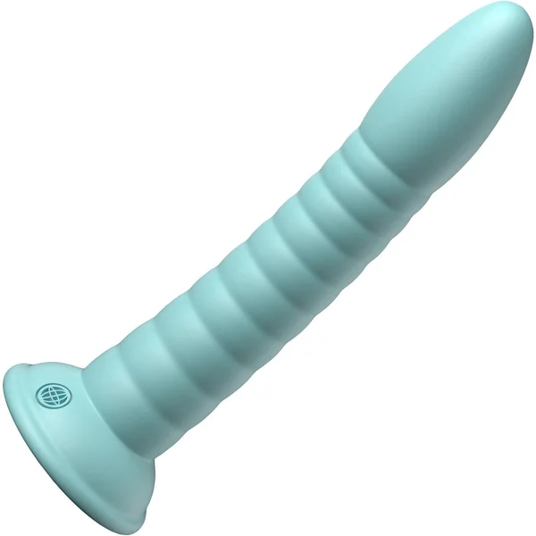 Dillio Platinum Wild Thing Silicone 7" Suction Cup Dildo - Teal — image 13 of 16