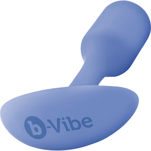 b-Vibe Snug Plug 1 Small Silicone Weighted Butt Plug - Violet — image 10 of 13