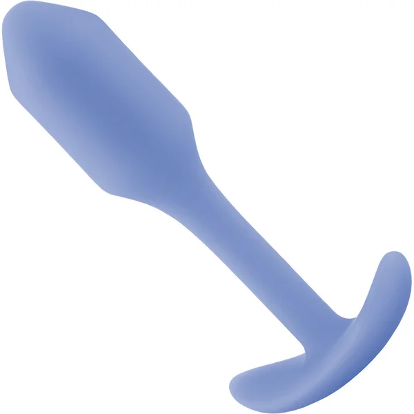 b-Vibe Snug Plug 1 Small Silicone Weighted Butt Plug - Violet — image 9 of 13
