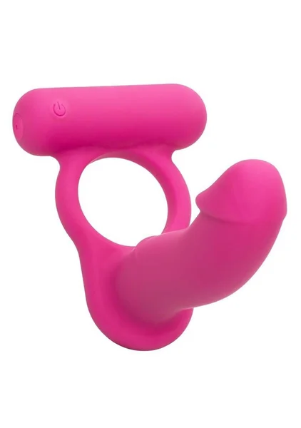 Silicone Rechargeable Double Diver Vibrating Cock Ring By CalExotics — image 19 of 25