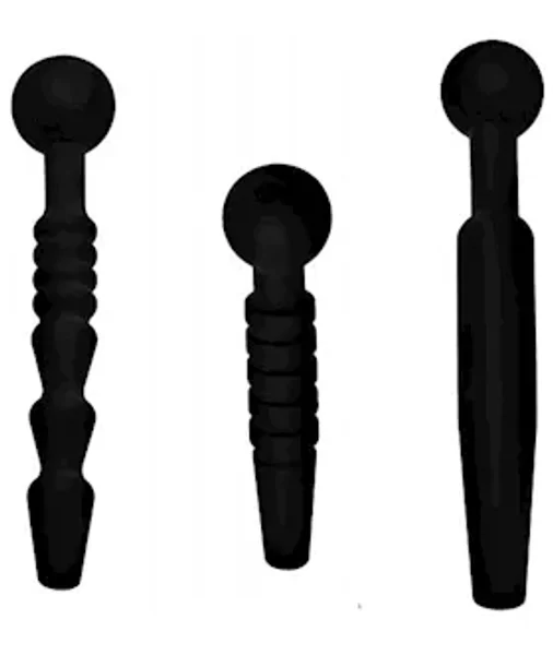 Dark Rods 3 Piece Silicone Penis Plug Set — image 20 of 23