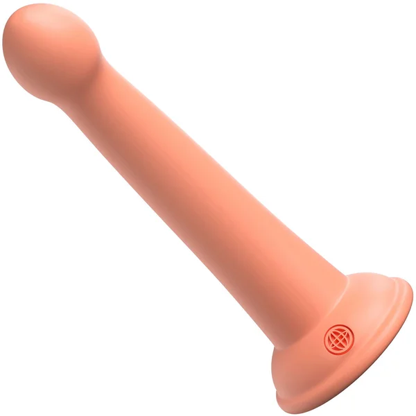 Dillio Platinum Secret Explorer Silicone 6" Suction Cup Dildo - Peach — image 12 of 14