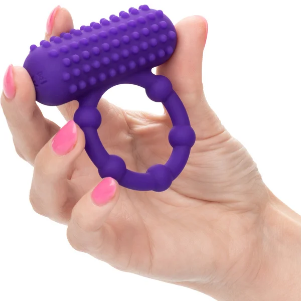 Silicone Rechargeable 5 Bead Maximus Vibrating Cock Ring By CalExotics — image 18 of 25