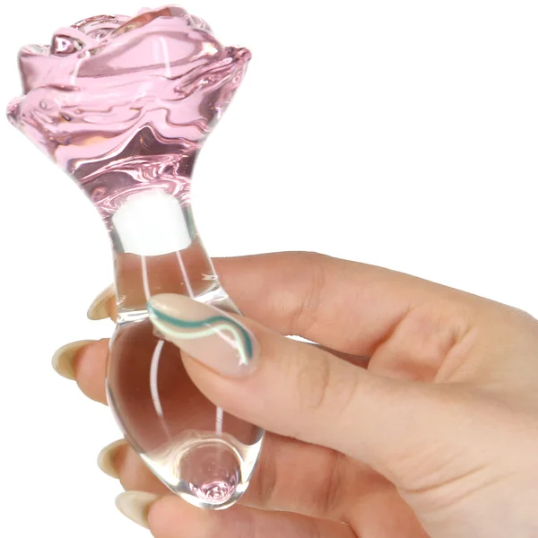 Pillow Talk Rosy Glass Anal Plug — image 9 of 14