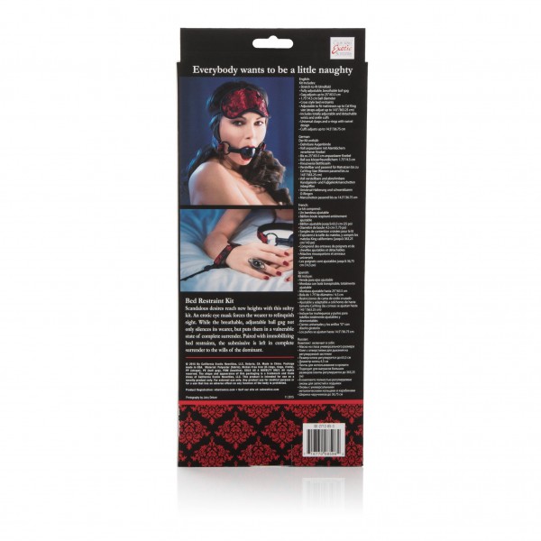 Scandal Bed Restraint Kit by California Exotic (3 Pce)