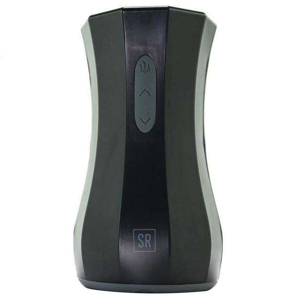 Handheld Silicone Twin Turbo Vibrating and Heating Male Masturbator by Sir Richard's