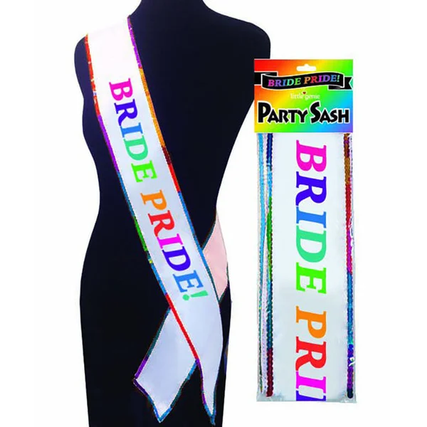 Bride Pride Party Sash — image 2 of 2