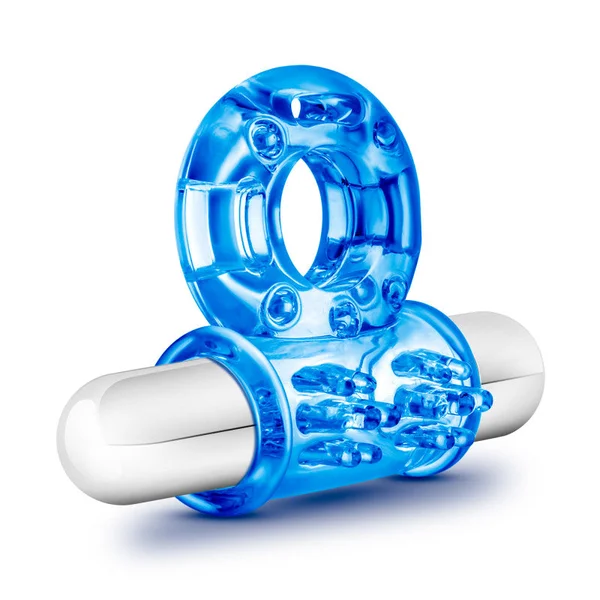 Stay Hard 10 Function Vibrating Bull Ring Blue — image 20 of 24