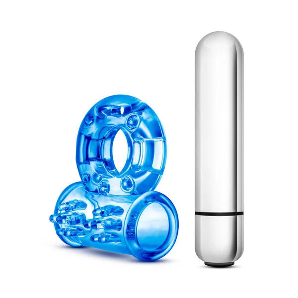 Stay Hard 10 Function Vibrating Bull Ring Blue — image 21 of 24