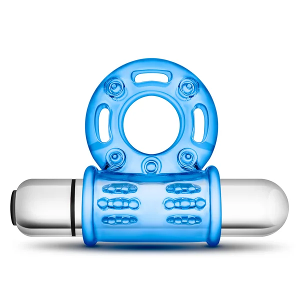 Stay Hard 10 Function Vibrating Bull Ring Blue — image 25 of 25
