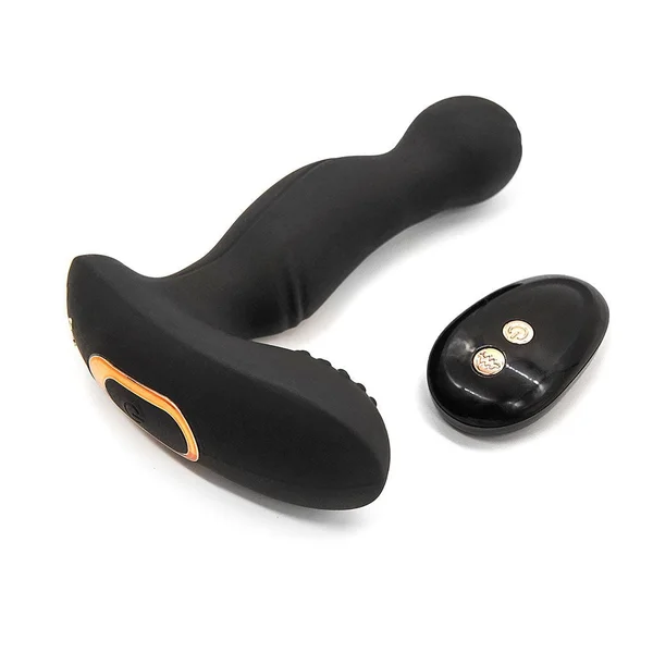 Remote Controlled Rotating & Vibrating Silicone Prostate Vibrator for Men — image 2 of 9