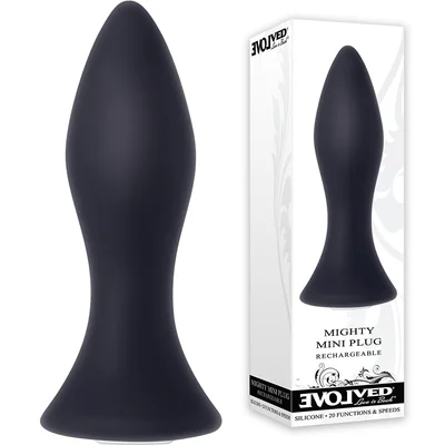 Mighty 3 5 Mini Rechargeable 20 Speed Silicone Anal Plug